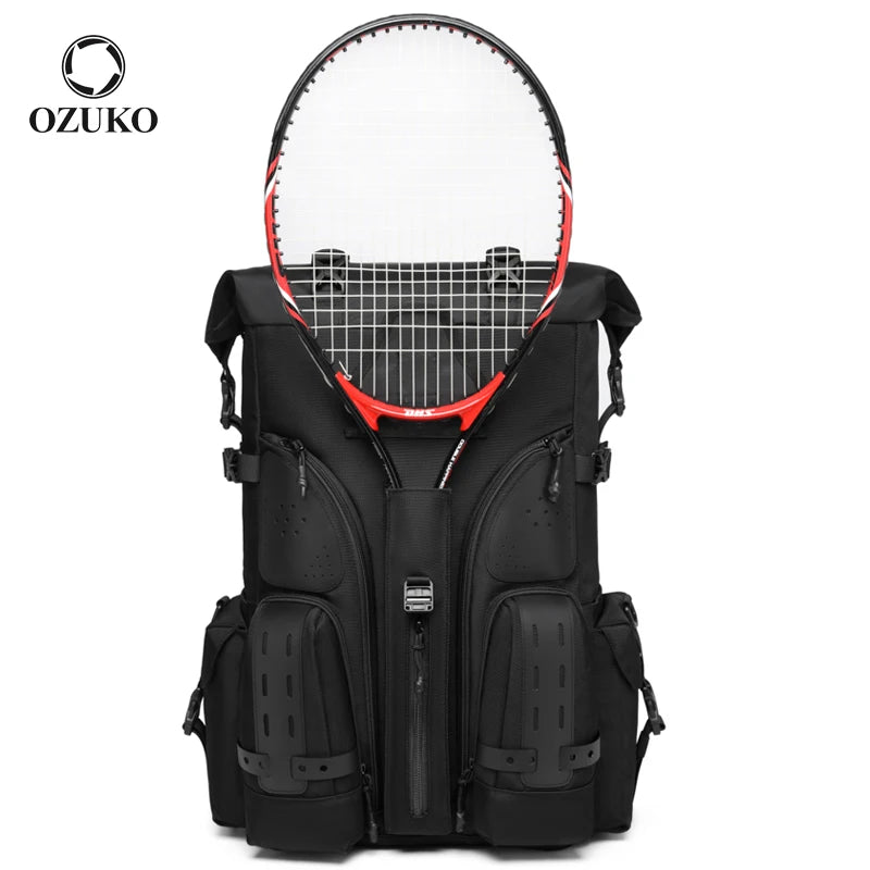 For 9631 Unisex Oxford Polyester Durable Sport Backpack Large Capacity Gym Bag for Outdoor Tennis Notebook School Travel