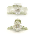 Sewingman B0144 2022 New Season Camellia Flower Plastic Accessories Hair Clip Claw for Ladies