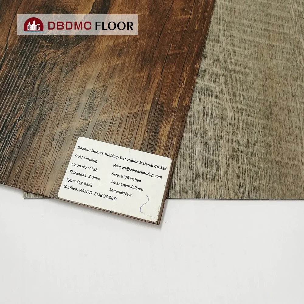 Spc Luxury European Hotel Use Indoor Wood Tiles Interlocking PVC Flooring Waterproof Click-Lock Installation Loose Lay