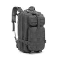 LYMECH 25L & 30L Tactical Black Waterproof Outdoor Sport Backpacks for Men & Women Zipper Closure for Hiking & Traveling