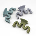 MIO New Arrival French Elegant Large Hair Claw Clips Plastic M-shaped Wave Hair Clamp Accessories for Women