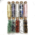 Polished Drift Bottle Feng Shui Stone Demagnetizing Irregular Jade Crystal Agate Gravel for Wishing Bottle Gift