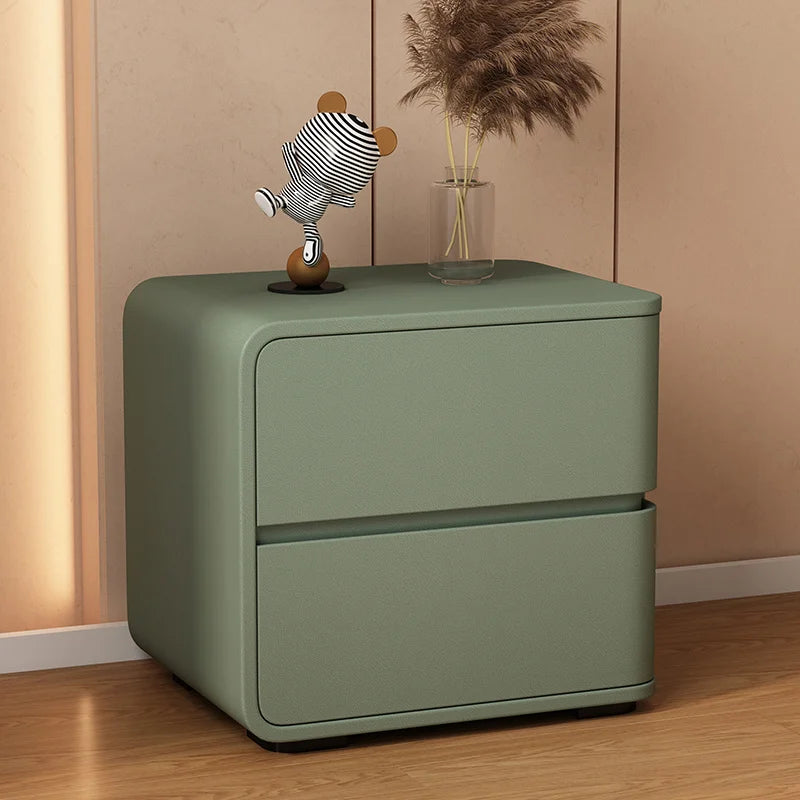 Modern Nordic Style Bedroom Furniture Luxury Solid Wood Nightstands Scandinavian Design for Home Use for Apartments