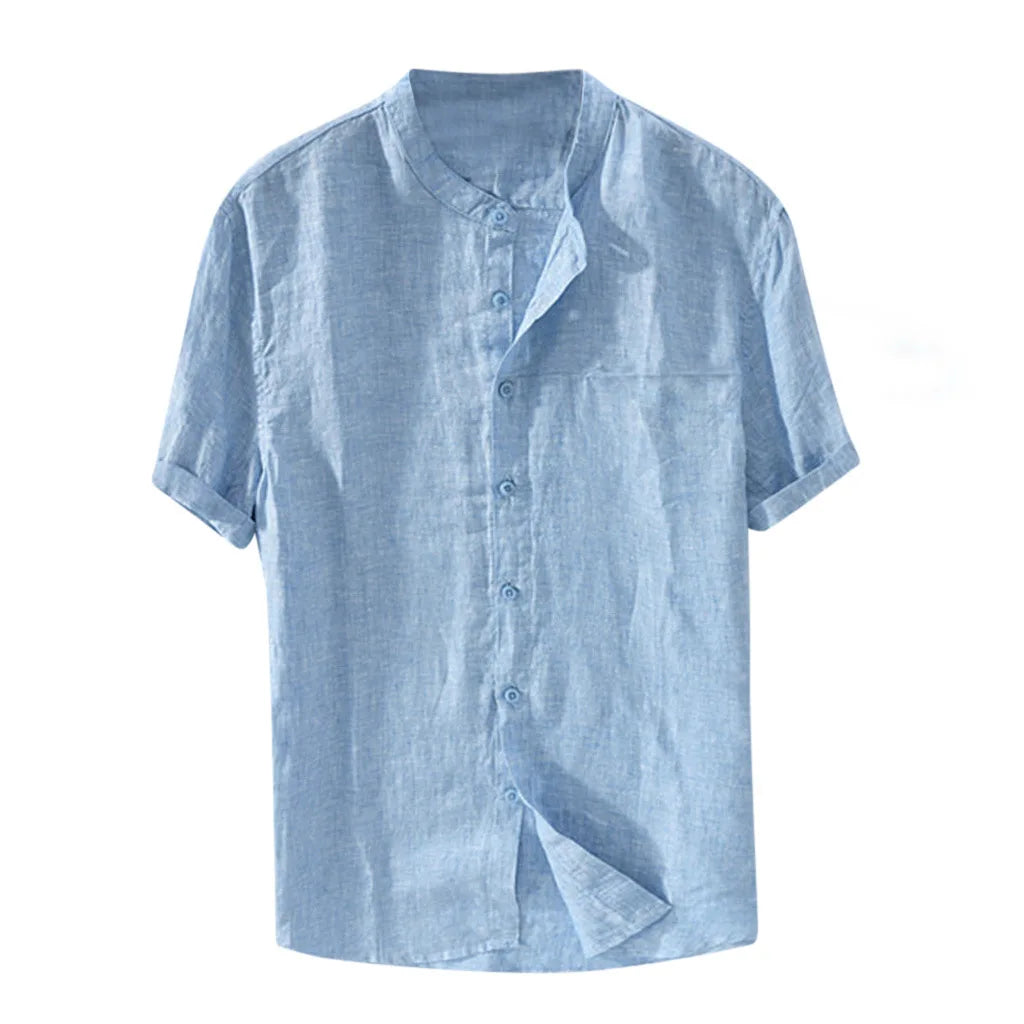 2024 New Fashion Shirt Quality Shirts for Men Linen Shirts Men