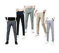 2022 Summer Smart  Men's Chino Pants Loose Zipper Pants  Straight Pants