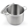 Stainless Steel Silver Color Large Deep Stock Pot Commercial Catering Equipment Stock Pots for Home and Restaurant Hotel
