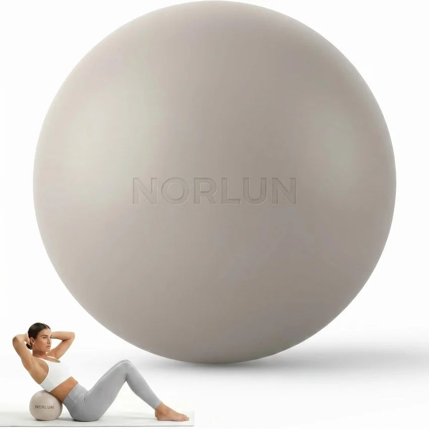 300g Soft PVC Durable 20cm Balance Ball Mini Matte Yoga Pilates Ball Use for Yoga Workout and Fitness Pilates Exercise