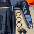 SeeMore Cycling Carbon Crank Arm Folding Road Bike 3/8-Bolt 29mm Alu Axle Crankset 165/170mm Upgrade Parts Light Bicycle Crank
