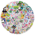 2024 Newly 50PCS Cartoon Dwarf Bunny Rabbit Egg Happy Easter Sticker