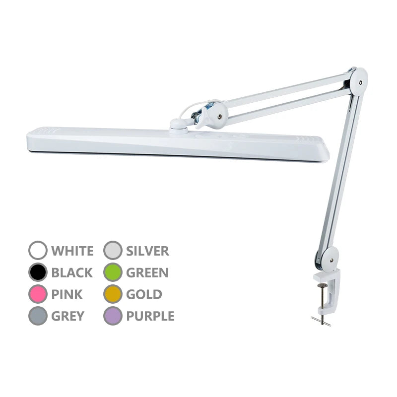LED 24W Super Bright Portable Folding Beauty Salon Led Light Eyelash Extension Light with Watch Clip Magnifying Glass Light