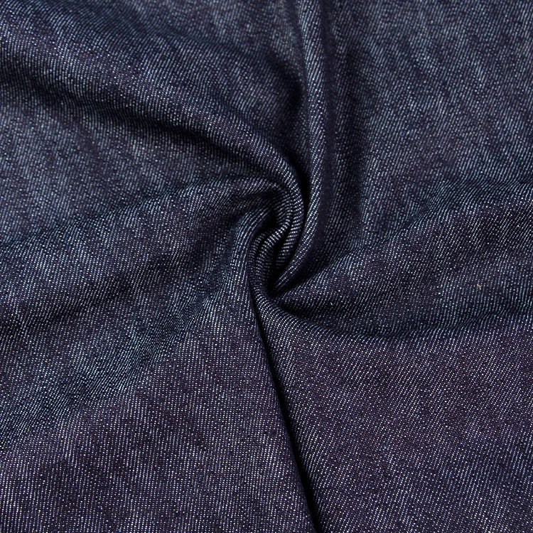 21003 GOTS OCS Heavy Denim Woven Yarn Dyed Fabric for Jeans Sustainable Organic Cotton Hemp Twill Bags Wholesale Price