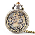 Quartz Watch Vintage Hand Hippocampus Pocket Watches