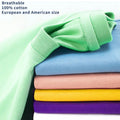 100% Cotton Men's T-Shirt Multi-Size O Collar Breathable Knitted Fabric Made in China Blank T-Shirt