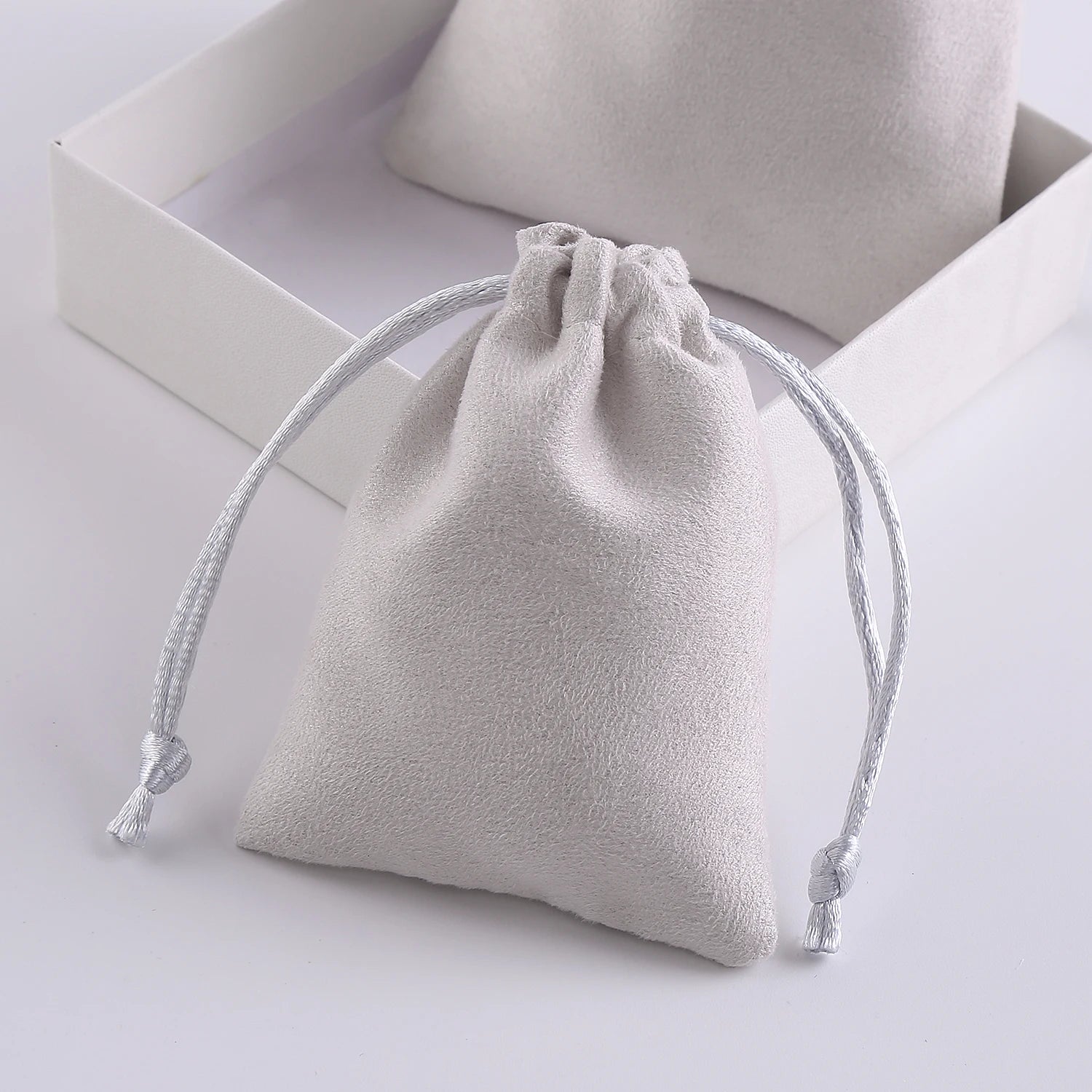 Custom 10*12cm Velvet Jewelry Organizer Bag Small Travel Storage Pouch with Logo Print Supplier's Gift Bag
