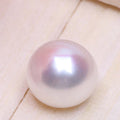 White Color Big Size 10.5-15mm Half Hole 2A-4A Loose Cultured Button Pearls Natural Freshwater Pearl for Jewelry