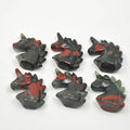 Huiying Natural African Blood Stone Crystal Figurines Gemstone 50*45*20mm Horse Carving for Decoration