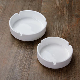 Manufacturer Wholesale Round Ashtray Custom Logo Printed Ceramic Ashtray Porcelain Ashtray