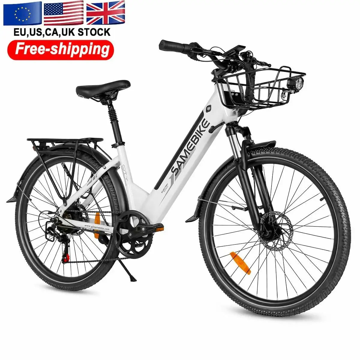 2026 EU Drop Shipping Samebike Electric Bicycle with Powerful 250W 15Ah Long Range 26 Inch Big Tire Mountain E-Bike 36V Voltage MegaBDM