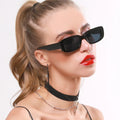 Wholesale Mini Square Frame Rectangle Design Sunglasses Multi-color Lenses Sun Glasses UV400 Shades for Men Women