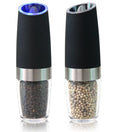 Automatic Salt and Pepper Mill Grinder Electric Gravity Pepper Grinder with Blue Led Light