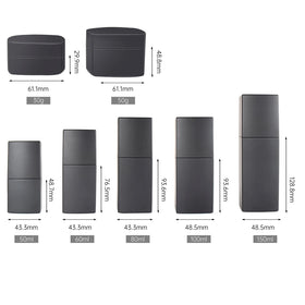 Quality Plastic Cosmetic Containers & Jars (30ml-100ml) for Face Cream Lotion Shampoo & Skin Care