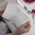 Cotton Printed Dinner Napkin Roll Disposable Tear-off Coaster for Home Parties & Restaurants Fabric Material Airplane Pattern