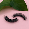 DC23 Tianniu Wink Winged Handmade Reusable Eyelash Extensions Natural Eyelash Faux Mink Russian Deep for Strip Lashes Black