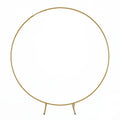 Iron Round Flower Stand Display Metal Gold Balloon Arch Stand for Wedding Circle Backdrop Stand Stage Decorations
