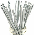 2024 New Year's Modern Eco-friendly Disposable Paper Straws for Kitchen Wedding Birthday Parties KTV Bars & Stocked Supplies