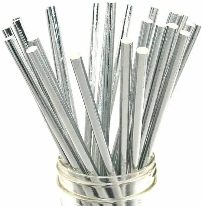 2024 New Year's Modern Eco-friendly Disposable Paper Straws for Kitchen Wedding Birthday Parties KTV Bars & Stocked Supplies