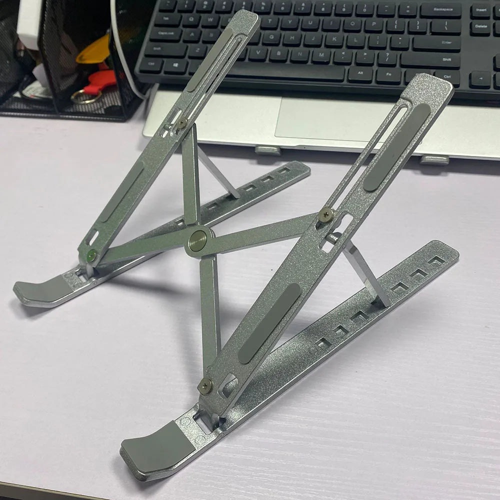 Portable Laptop Stand Aluminum Notebook Support Computer Bracket Holder Accessories Foldable LapTop Base