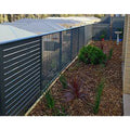 Add Privacy and Security Black Aluminum Vertical Slat Swimming Pool Fencing Horizontal Panels Wall for Yard