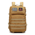 OEM 900D Oxford Tactical Backpack with Molle Pouch 45L Assault Pack Low MOQ Zipper Closure Stylish for Camping and Hiking