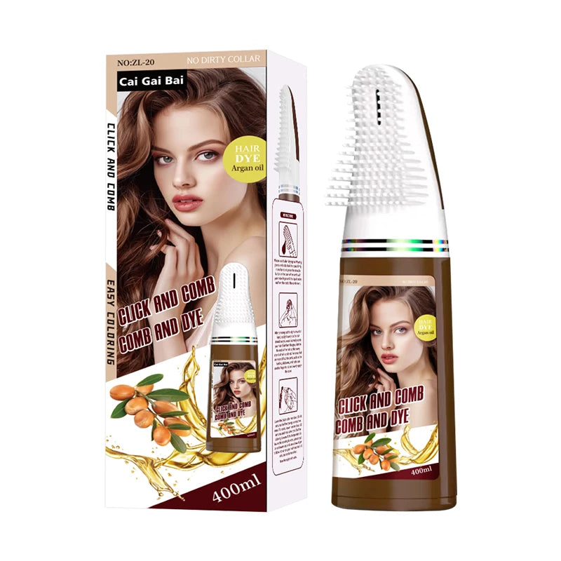 Wholesale Hair Dye Comb  Oil Beauty Hair Color Shampoo Used for Natural Hair Dye With Comb Easy to Use