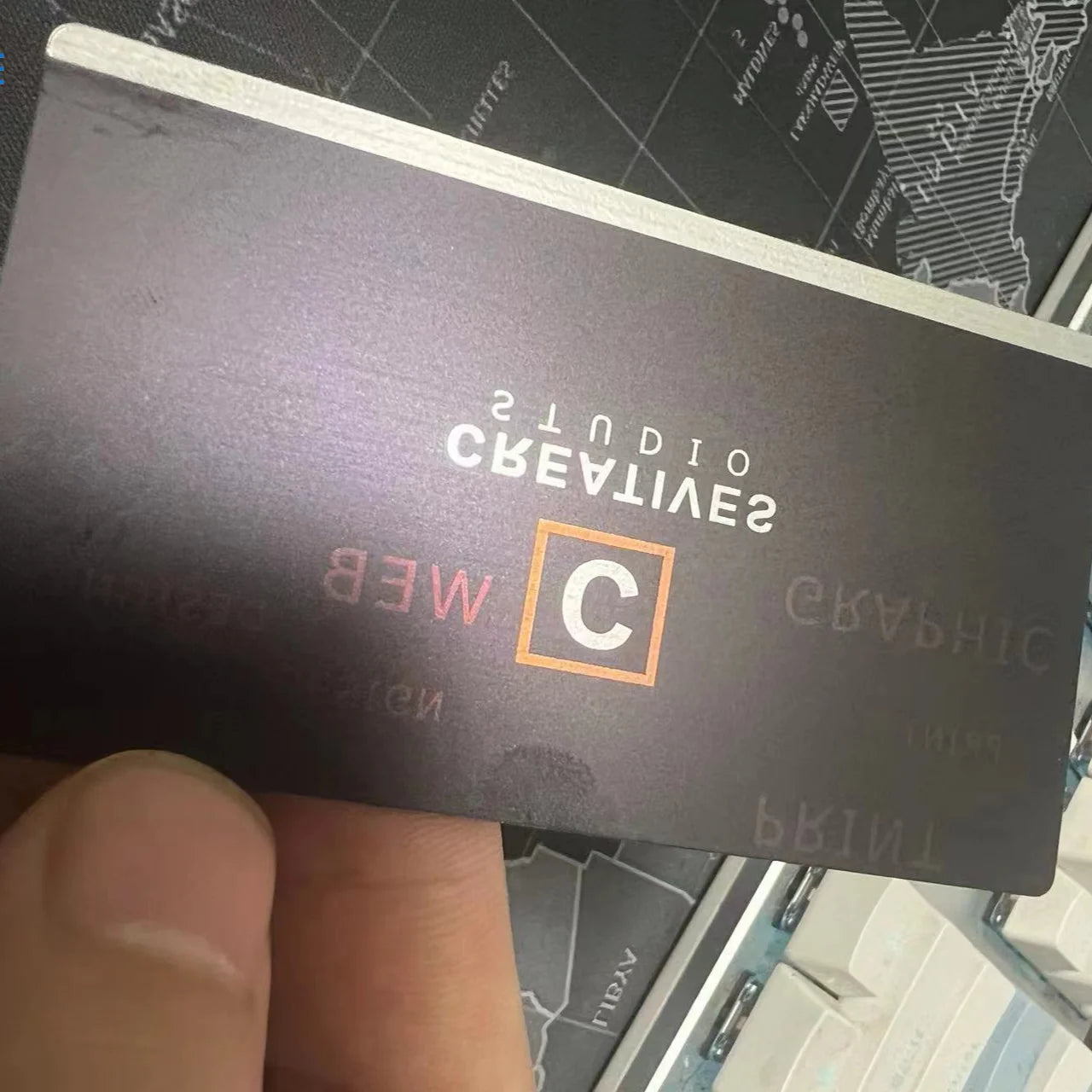 Silver Business Pvc Cards