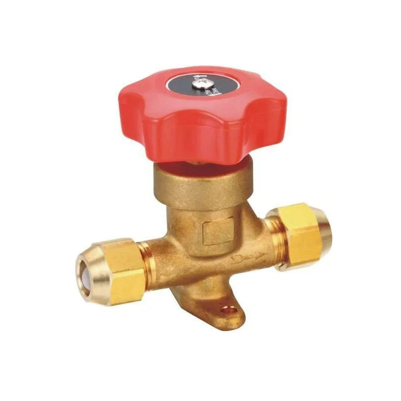 Air Conditioning Cold Storage Refrigerationing Manual Valve Ccrew Solder Copper Pipe Straight Fittings Diaphragm Split Valve