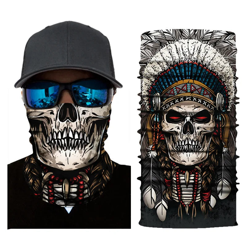 JSJM Wholesale Direct Sale 3d Digital Printing Sunscreen Dustproof Multifunctional Magic Hood Riding Mask