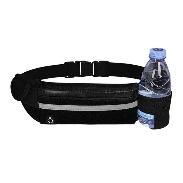 Custom Lightweight Elastic Runners Hiking Waist Running Belt Slim Neoprene Fanny Sports Gym Travel Outdoor Waterproof Canvas