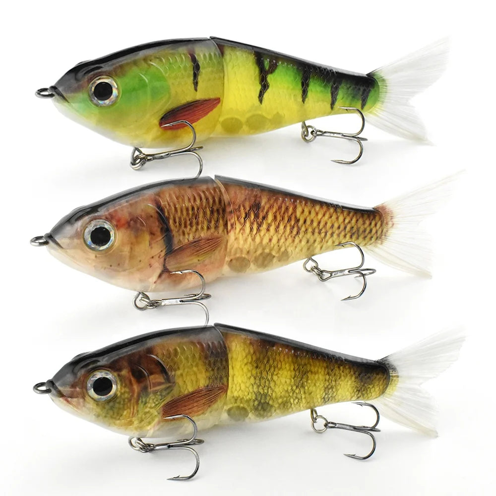 Artificial Bait Lures Fishing Hard ABS Jointed New Glide Swimbait Trolling Lure Big Game Sea Bass Fishing Lures MegaBDM