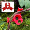 Cheap Price 90 Degree Plant Benders Trainer for Growth Plant Training Support Clips for Tomato Plastic Red Bending Plant Trainer