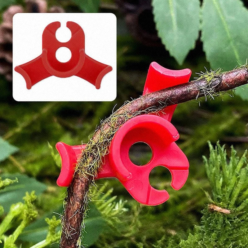 Cheap Price 90 Degree Plant Benders Trainer for Growth Plant Training Support Clips for Tomato Plastic Red Bending Plant Trainer