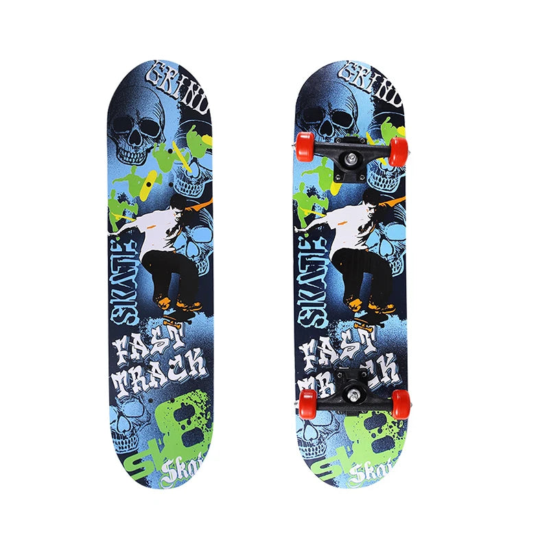 PVC Wheel Skateboard Outdoor Sport Standard Skate Boards Teen Skateboard