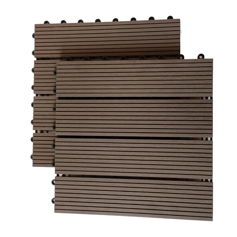 Hot Sale Graphic Design Outdoor Flooring Tile PVC Composite Interlocking WPC Decking Tiles