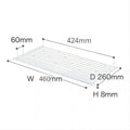 Over the Sink Dish Drying Rack Roll up Folding Silicone Drying Drainer for Kitchen
