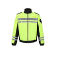 High Visibility Construction Security Work Wear Factory Supplied Waterproof Safety Clothing Men's Cotton Reflective Work Jacket