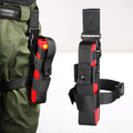 Tactical Drop Leg Holster Adjustable Left/Right Thigh Pouch for Water Bottle/Extinguisher/Pepper Spray with Quick Access OpenTop