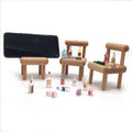 Beech Wood Funny Wooden Deck Chair Mobile Phone Holder for Christmas Holiday Supplies