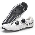 HBG 2049 Infinite Upgrade Carbon Fiber Bicycle Shoes Leather Professional Cycling Shoes Mountain Road Bike Shoes Custom