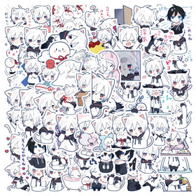 60PCS Japanese Anime Funny Cute Cartoon Singer MAFUMAFU Sticker