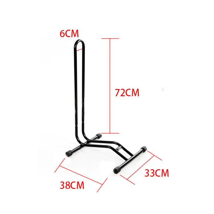 Compact Portable L-Type Bicycle Maintenance Frame Plug-In Detachable Display Rack for Parking